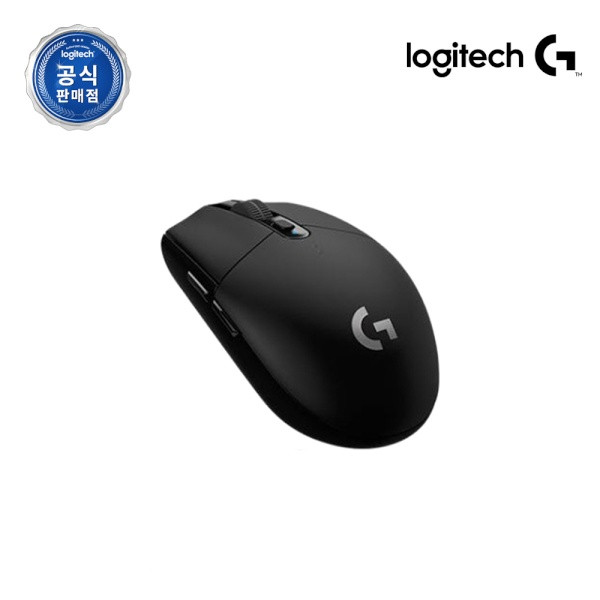 [로지텍] [당일출고/파우치증정] 무선 게이밍 HERO마우스, G304 Lightspeed Wireless [로지텍코리아정품] [블랙]