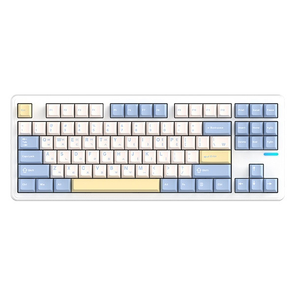 [SPM] 유,무선 블루투스 기계식 키보드, SPM PL87W 목새 [텐키리스] 베이비블루(프리미엄 HMX 저소음 스위치)