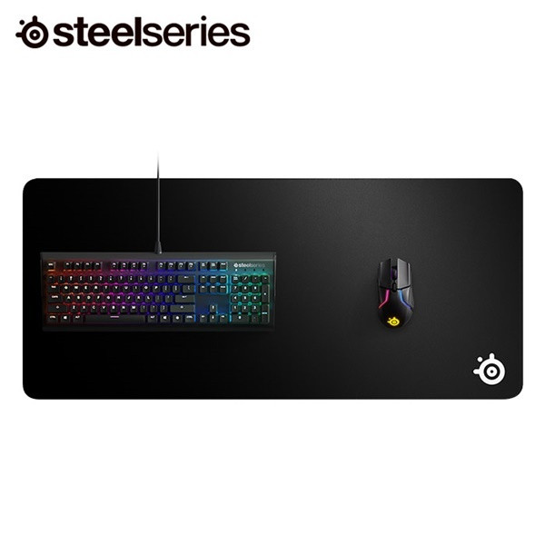 [스틸시리즈] 점보 장패드, QCK Heavy XXL [엠앤웍스정품] [블랙-블랙라인]